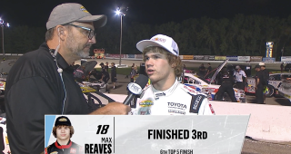 Promo Image for Max Reaves details his third-place run Friday night at Madison International
